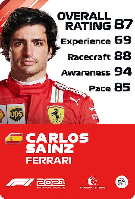 Carlos Sainz F1 2021 Driver Rating