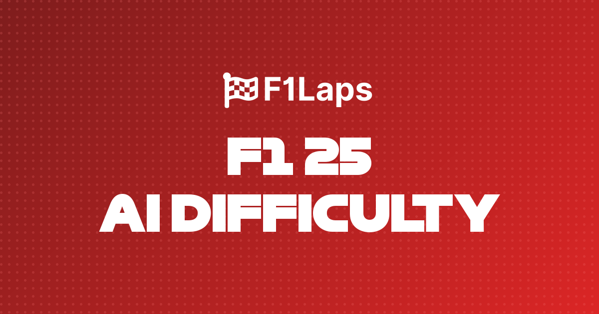 F1 25 AI Difficulty Calculator - F1Laps