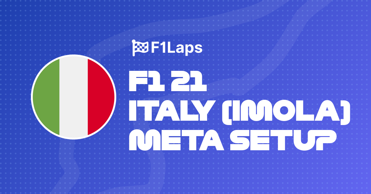 F1 21 Italy (Imola) Meta Setup
