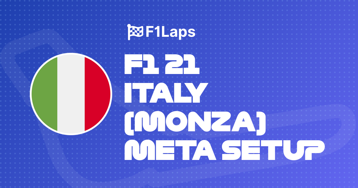 F1 21 Italy (Monza) Meta Setup