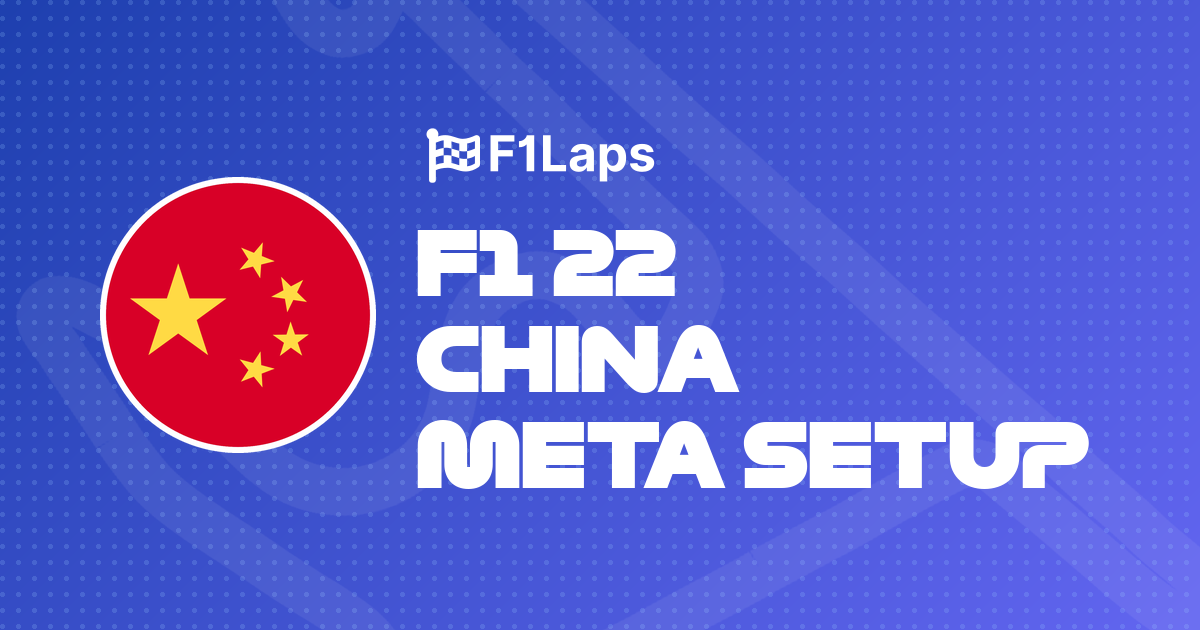 F1 22 China Meta Setup