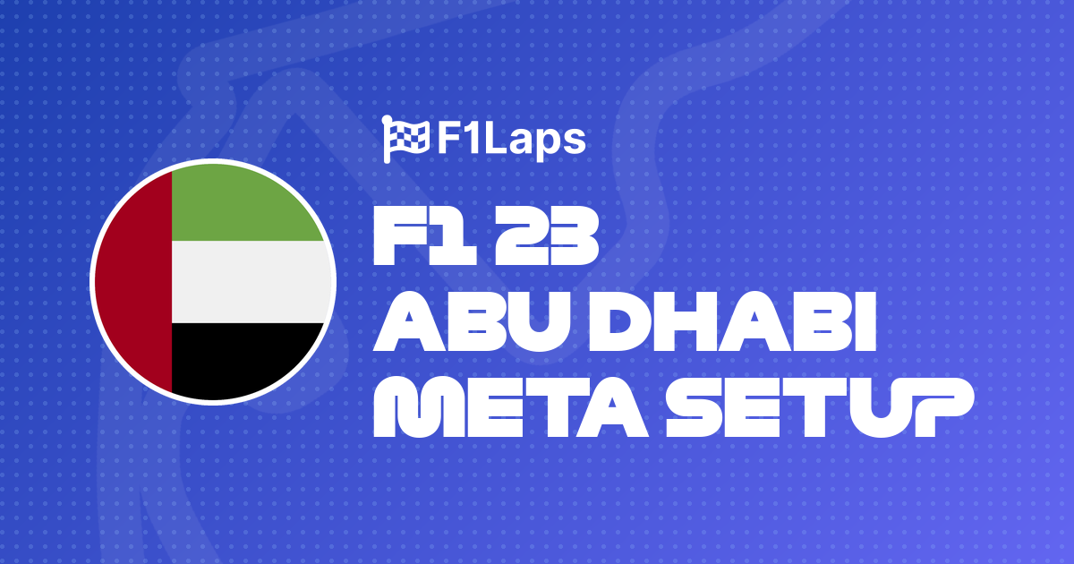 F1 23 Abu Dhabi Meta Setup