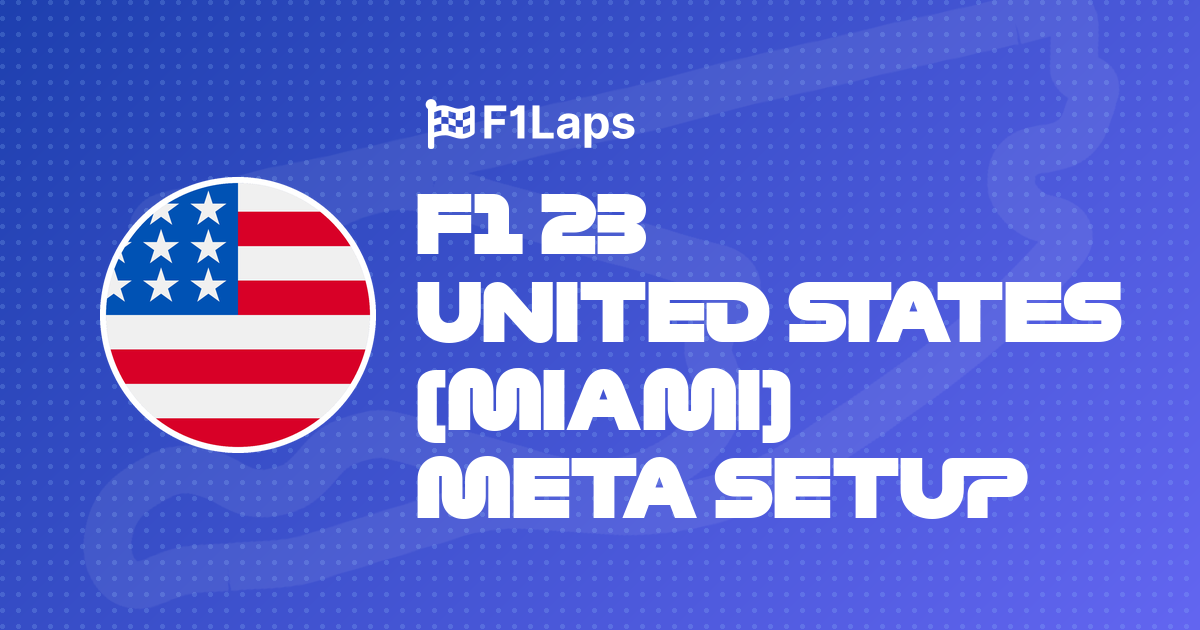 F1 23 United States (Miami) Meta Setup