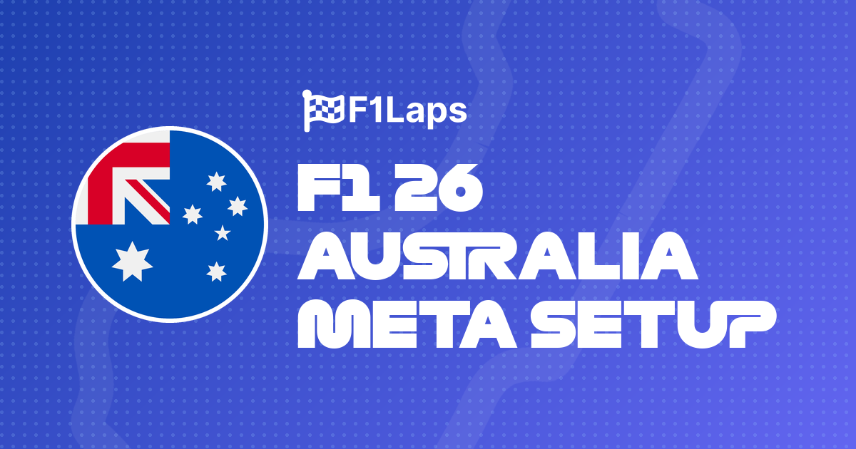 F1 26 Australia Meta Setup