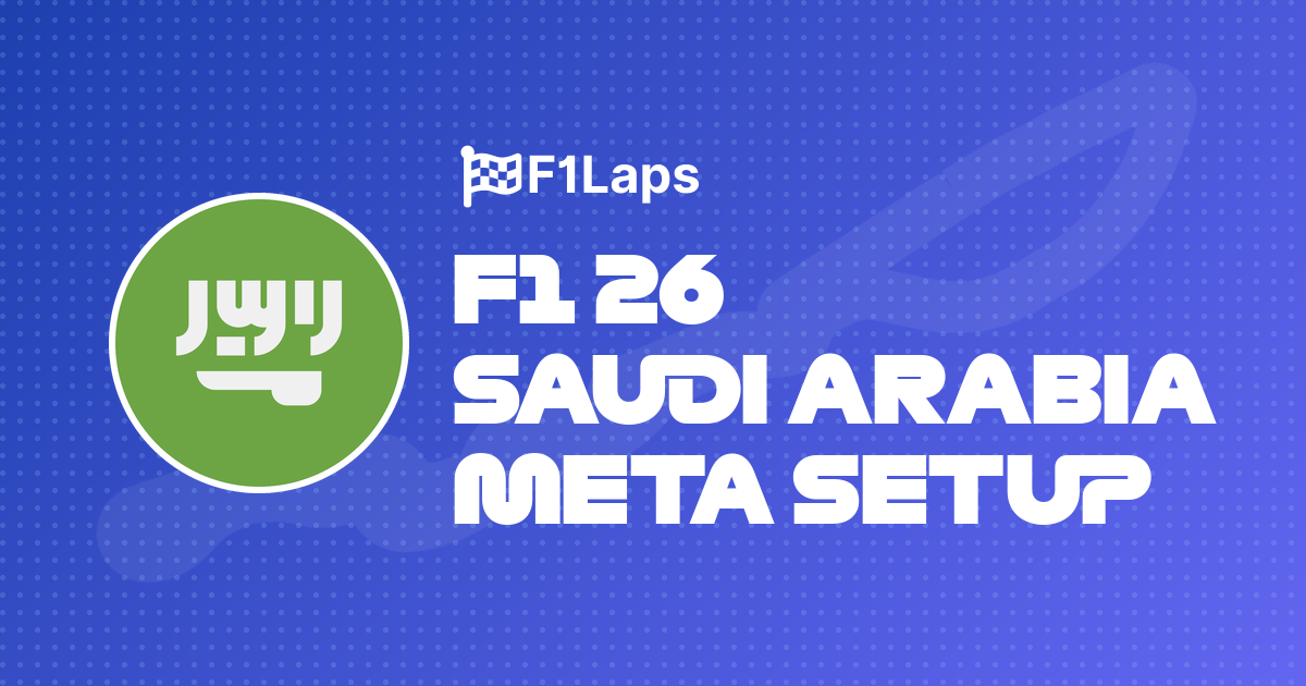 F1 26 Saudi Arabia Meta Setup