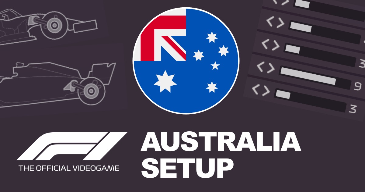 F1 2022 Australia Setups