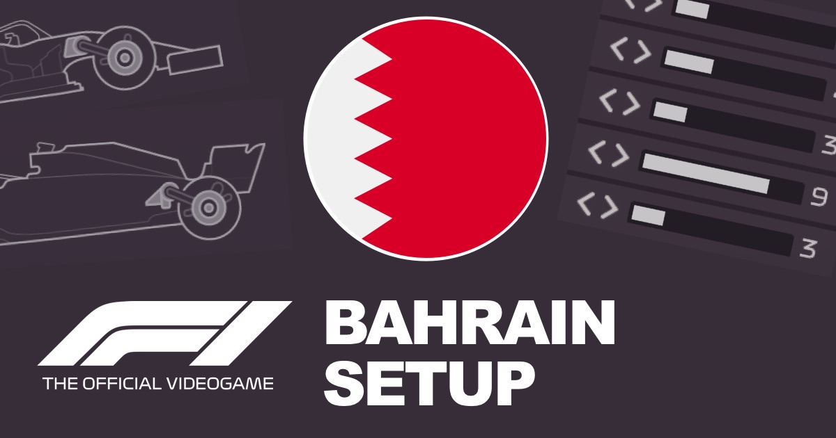 F1 2022 Bahrain Setups