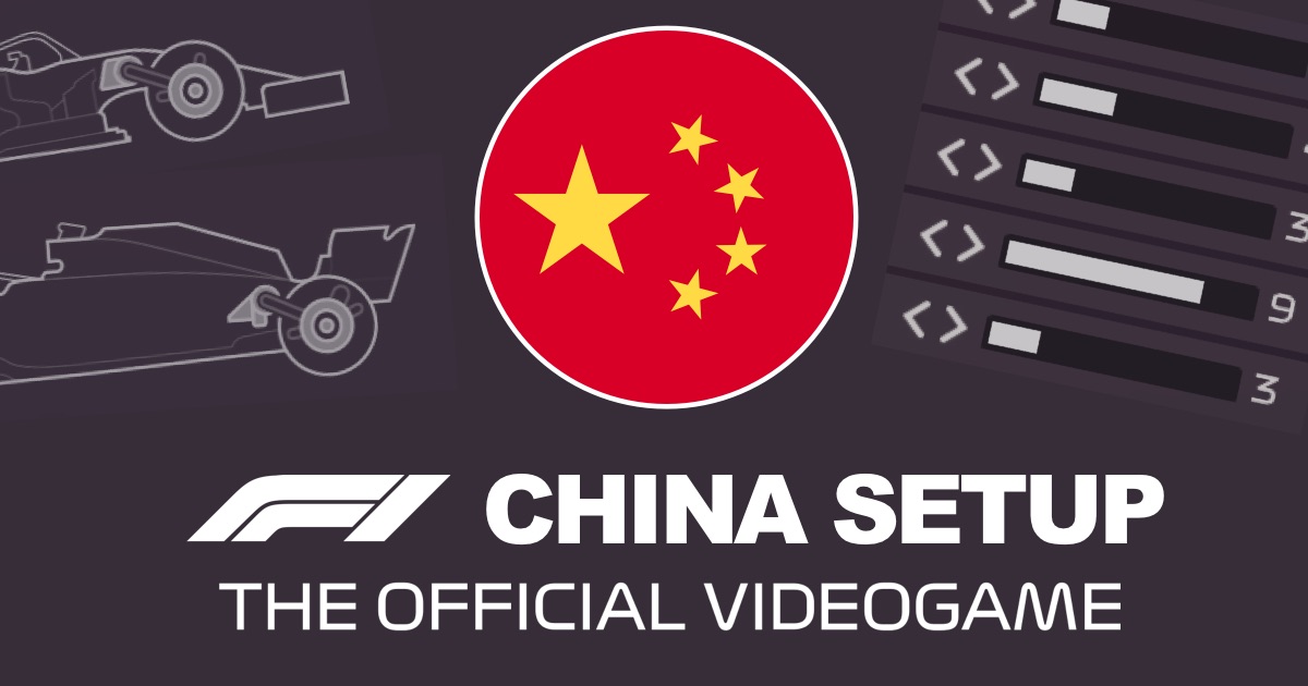 F1 2022 China Setups