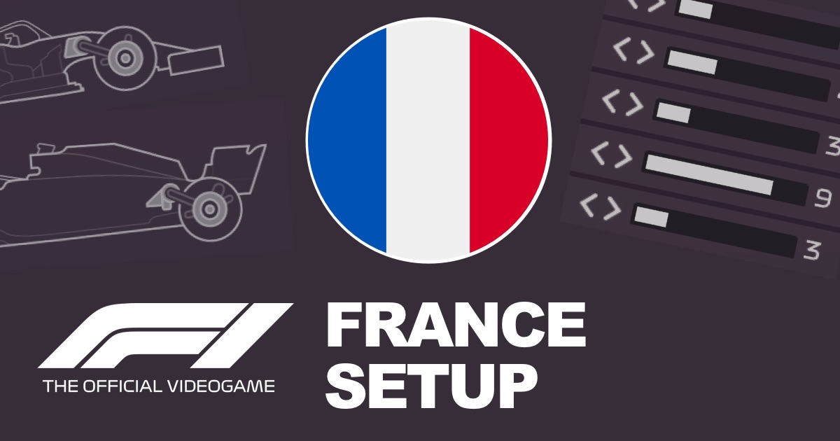 F1 2025 France Setups