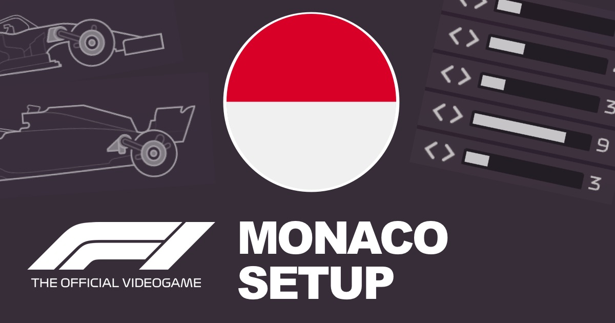 F1 2021 Monaco Setups