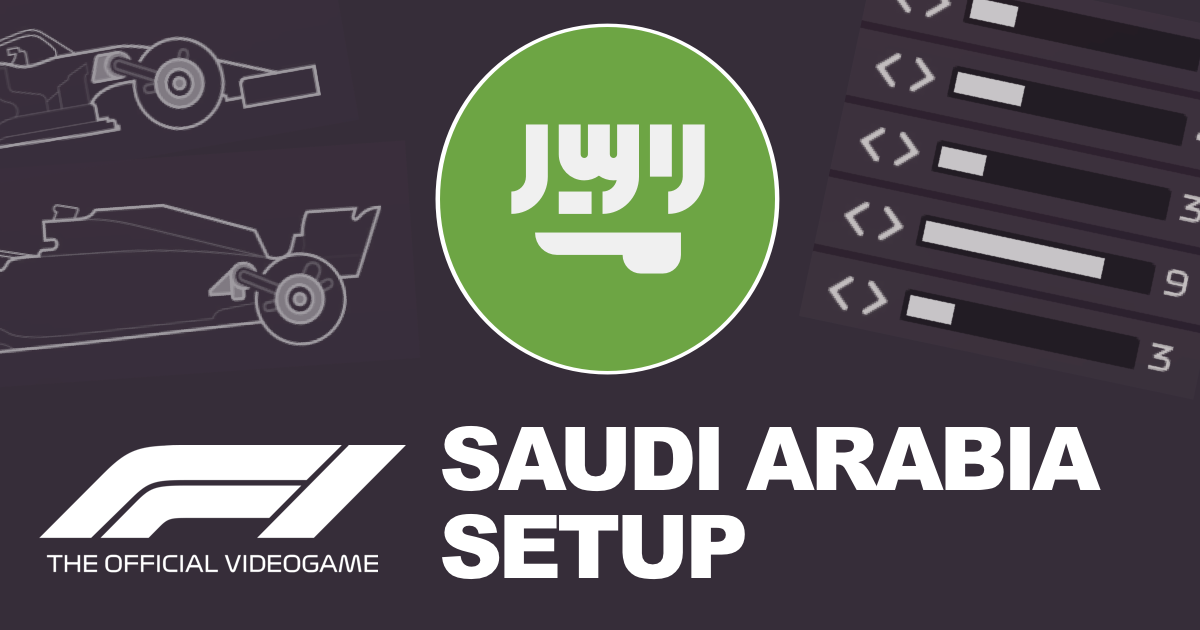 F1 2021 Saudi Arabia Setups