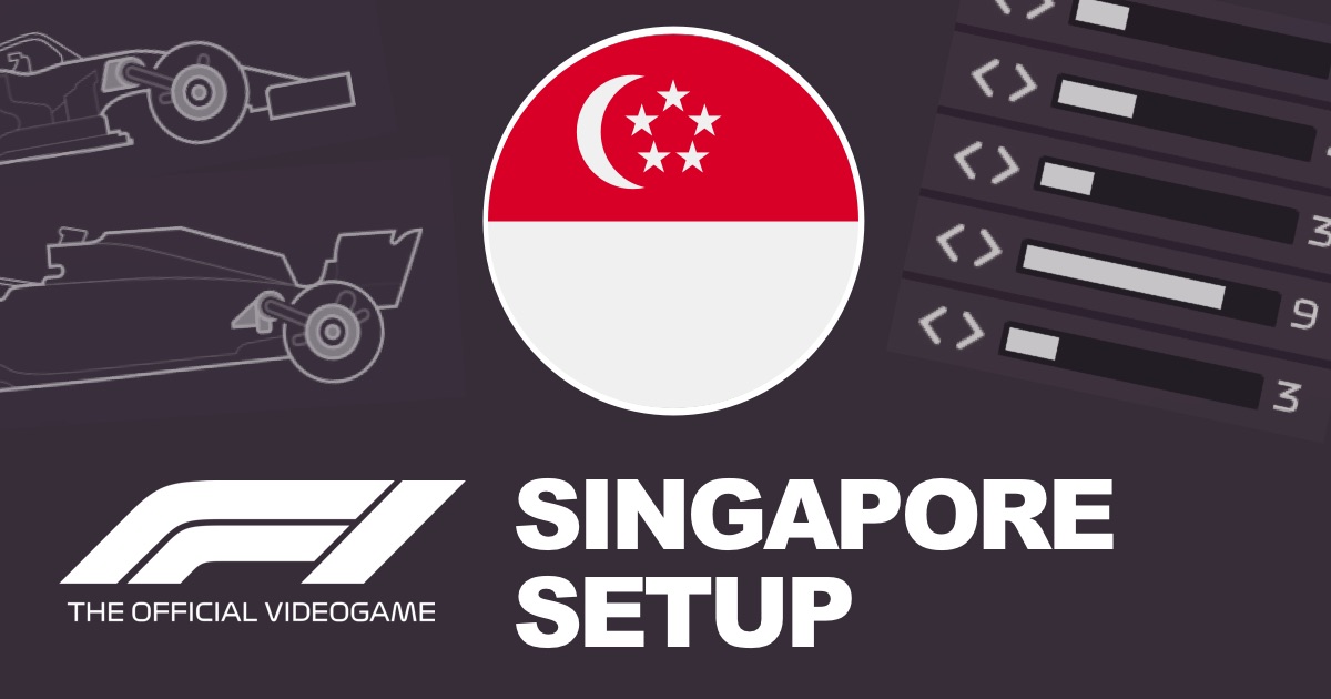 F1 2020 Singapore Setups